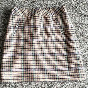 NWT Talbots Skirt with Zippered Pockets